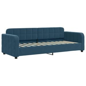 vidaXL Tagesbett Blau 80x200 cm Samt