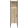 vidaXL Badezimmerschrank Beige 33 x 33 x 120,5 cm Holzwerkstoff