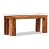 vidaXL Sitzbank Massivholz Akazie 110x35x45 cm