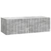 vidaXL Wandmontierter TV-Schrank Betongrau 98 x 41 x 30 cm