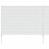 vidaXL Zaun mit Pfosten Silber 1.6 x 25 m Stahl