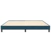 vidaXL Boxspringbett ohne Matratze Dunkelblau 200x220 cm Samt