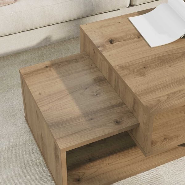 vidaXL Couchtisch Artisan-Eiche 105 x 50 x 32,5 cm Holzwerkstoff