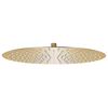 vidaXL Regenbrause Edelstahl 40 cm Rund Golden