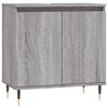 vidaXL Badschrank Grau Sonoma 58x33x60 cm Holzwerkstoff