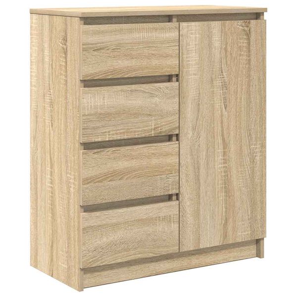 vidaXL Sideboard mit Schubladen Sonoma-Eiche 71x35x84 cm Holzwerkstoff