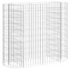 vidaXL Gabionen-Hochbeet Verzinktes Eisen 120x50x100 cm