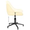 vidaXL Esszimmerst&uuml;hle 2 Stk. Drehbar Creme Samt