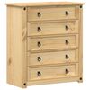 vidaXL Kommode Corona 80x40x89 cm Massivholz Kiefer