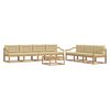 vidaXL Outdoor-Sofagarnitur 7 stk. Wei&szlig; und Beige
