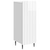 vidaXL Sideboard Hochglanz Wei&szlig; 34,5 x 33 x 92 cm Holzwerkstoff