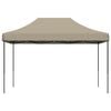 vidaXL Partyzelt Faltbar Pop-Up Taupe 410x279x315 cm