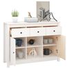 vidaXL Sideboard Weiß 100x35x74,5 cm Massivholz Kiefer
