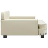 vidaXL Kindersofa Creme 90x53x30 cm Kunstleder