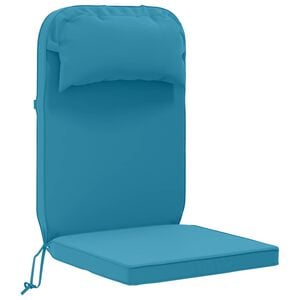 vidaXL Sonnen-Lounger Kissen 100 % Polyester Himmelblau