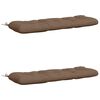 vidaXL 2-teilige Bankkissen VIANEN 100 % Polyester Taupe