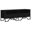 vidaXL TV-Schrank Schwarz 122x34x41 cm Holzwerkstoff