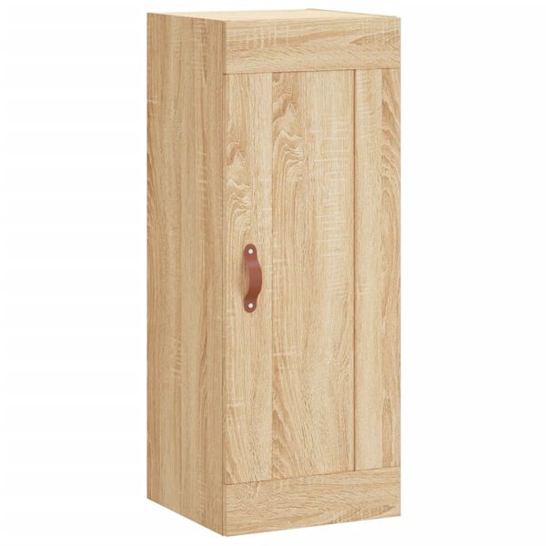 vidaXL Wandschrank Sonoma-Eiche 34,5x34x90 cm Holzwerkstoff