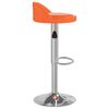 vidaXL Barhocker 2 Stk. Orange Kunstleder
