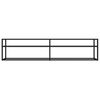 vidaXL TV-Schrank Transparent 180x40x40,5 cm Hartglas