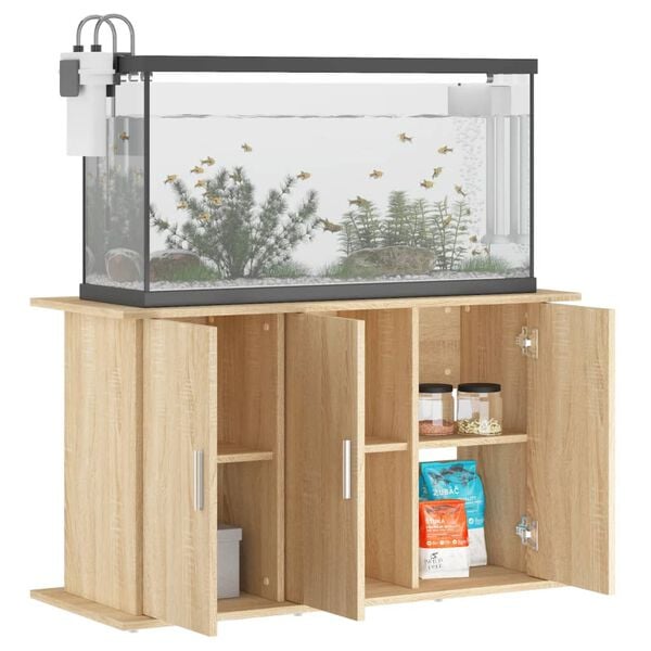 vidaXL Aquariumst&auml;nder Sonoma-Eiche 101x41x58 cm Holzwerkstoff