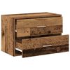 vidaXL Schrank mit 2 Schubladen Altholz-Optik 60x31x40cm Holzwerkstoff