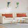 vidaXL Sofakissen 2 St&uuml;ck Rot-Orange 120 x 40 cm Cordstoff