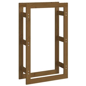 vidaXL Kaminholzregal Honigbraun 60x25x100 cm Massivholz Kiefer