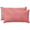 vidaXL Kissen mit Kissen HOUTEN 2 Stk. Rosa Samt
