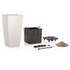 LECHUZA Pflanzk&uuml;bel Cubico Color 30 ALL-IN-ONE Set Wei&szlig; 13130