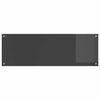 vidaXL K&uuml;chenr&uuml;ckwand Dunkelgrau 120 x 40 x 0,6 cm Geh&auml;rtetes Glas