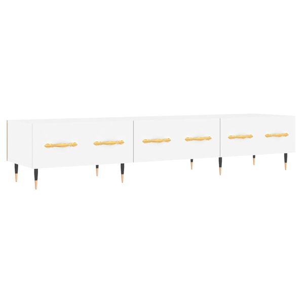 vidaXL TV-Schrank Wei&szlig; 150x36x30 cm Holzwerkstoff