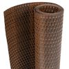 vidaXL Balkon-Sichtschutz Braun und Schwarz 500x80 cm Poly Rattan