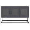 vidaXL TV-Schrank Anthrazit 100,5x39x60,5 cm Kaltgewalzter Stahl