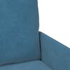 vidaXL Sofagarnituren mit Kissen 3 pcs Blau 115 x 56 x 80 cm Sperrholz