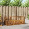 vidaXL Sofagarnituren 3 pcs Natur Massivholz Akazie