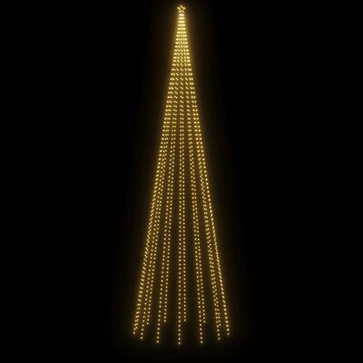 vidaXL LED-Weihnachtsbaum mit Erdnägeln Warmweiß 1134 LEDs 800 cm