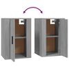 vidaXL 2-tlg. TV-Schrank-Set Grau Sonoma Holzwerkstoff