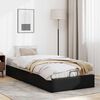 vidaXL Ottoman-Bett ohne Matratze Schwarz 100x200 cm Kunstleder