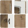 vidaXL Holzschrank Artisan-Eiche 88,5 x 30,5 x 73 cm Holzwerkstoff
