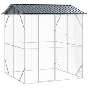 vidaXL Vogelk&auml;fig Anthrazit 215 x 208 x 247 cm