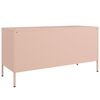 vidaXL TV-Schrank Rosa 100,5x39x50,5 cm Stahl