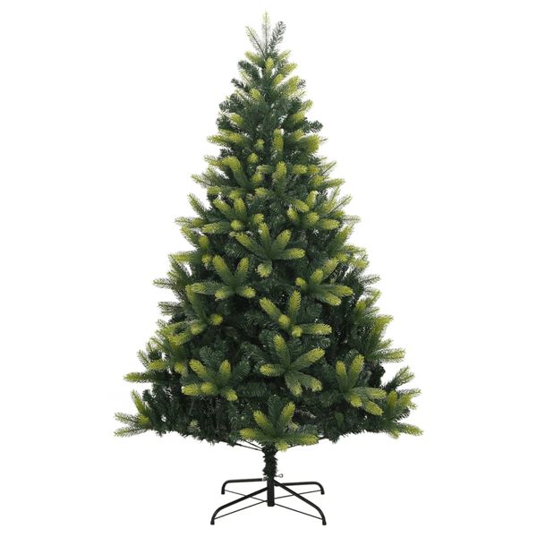 vidaXL K&uuml;nstlicher Weihnachtsbaum Klappbar mit St&auml;nder 180 cm