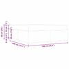 vidaXL Bettgestell mit Matratze Hellgrau 180 x 200 cm Samt