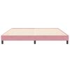 vidaXL Bettgestell ohne Matratze Rosa 200x210 cm Samt
