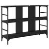 vidaXL Sideboard Schwarz Eichen-Optik 102 x 32 x 73,5 cm