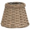 vidaXL Lampenschirm Braun &Oslash;15x12 cm Korbweide