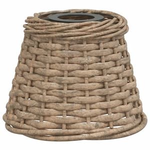 vidaXL Lampenschirm Braun &Oslash;15x12 cm Korbweide