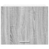 vidaXL H&auml;ngeschrank Grau Sonoma und Wei&szlig; 50 x 31 x 40 cm Holzwerkstoff