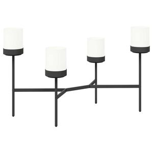 vidaXL Blumenst&auml;nder Wei&szlig; 125 x 55 x 81 cm PP und Stahl